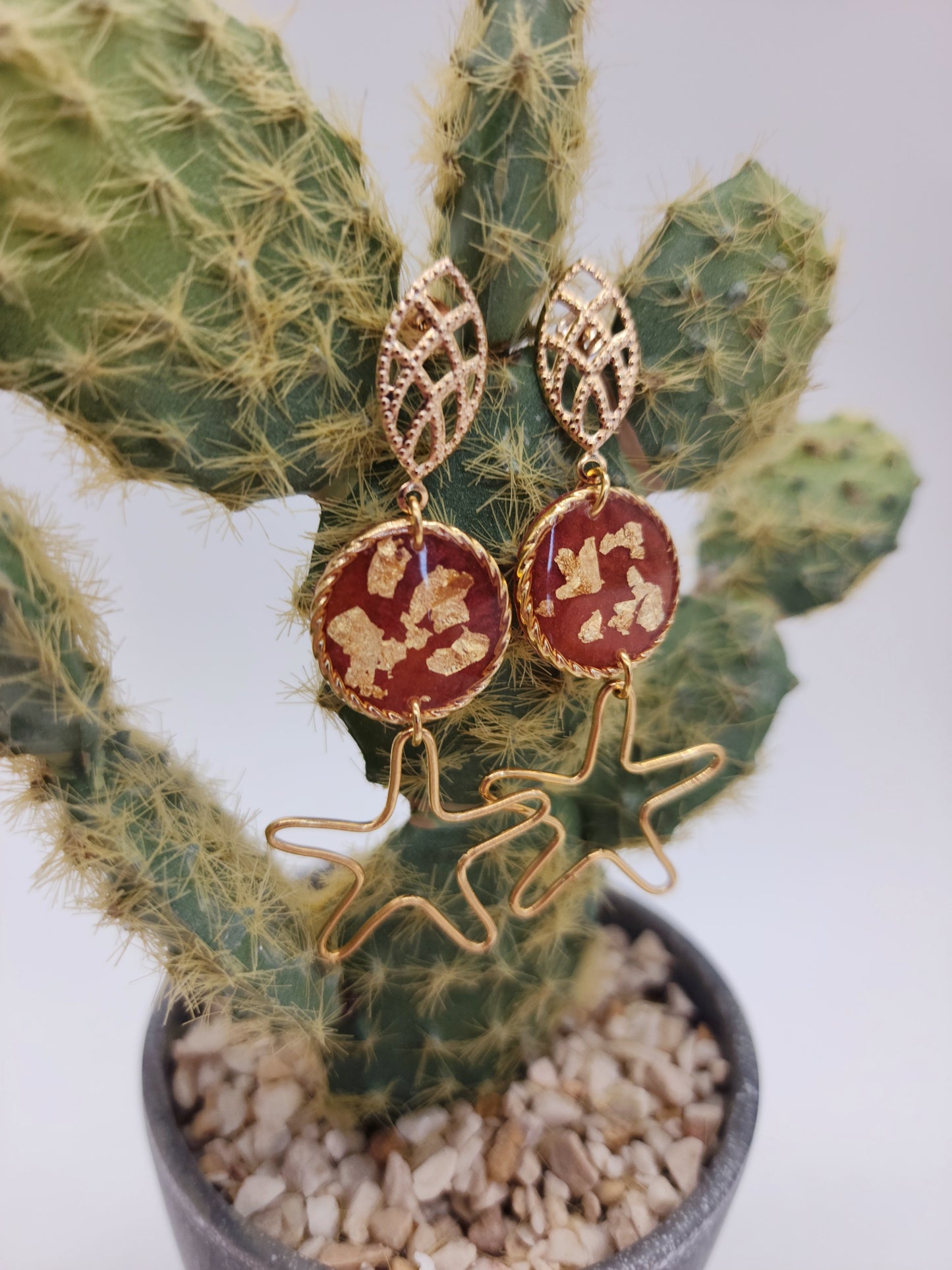 ✨Aretes largos estrellas✨