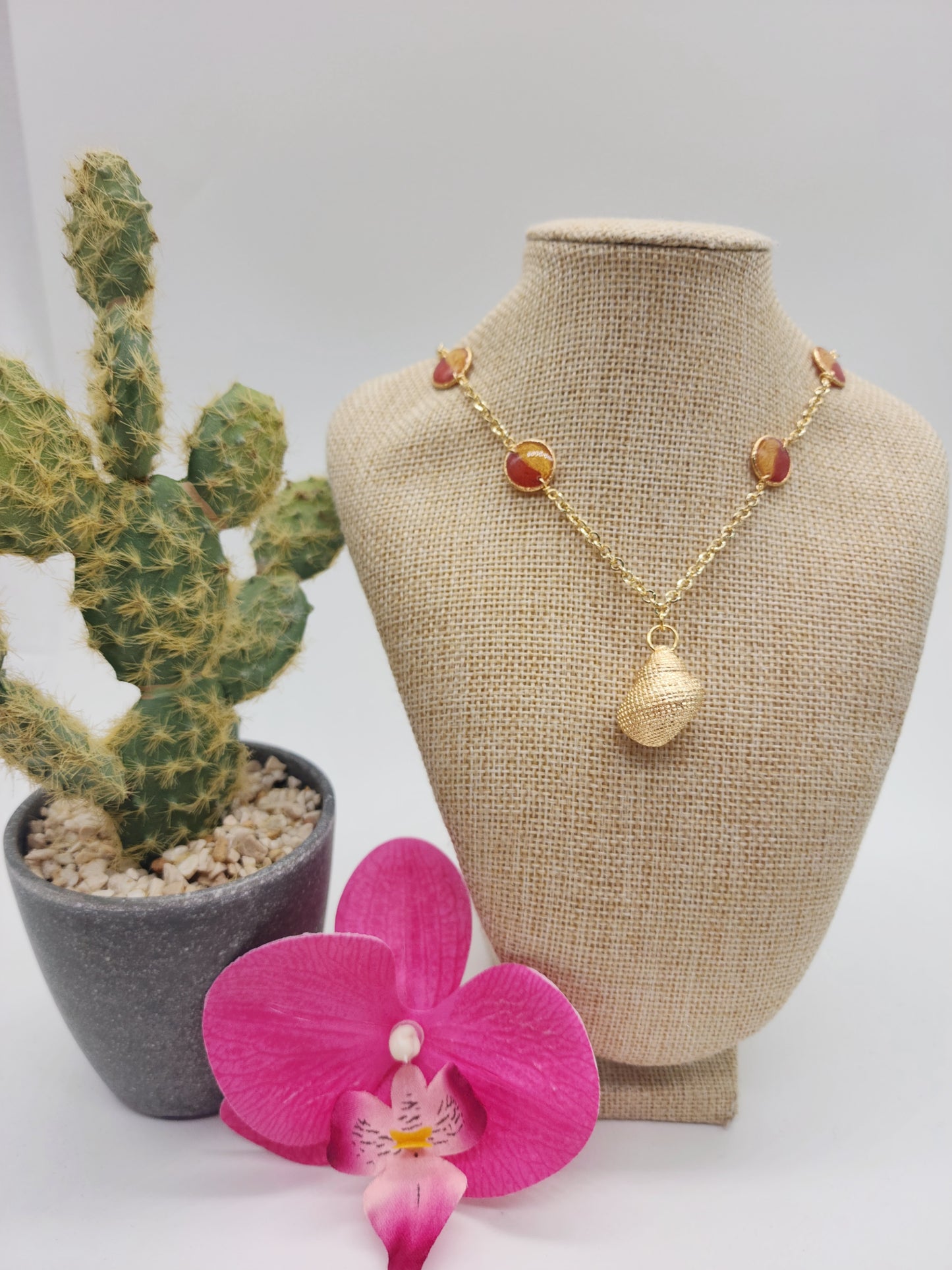 ☀️🐚Collar Amanecer Dorado🐚☀️