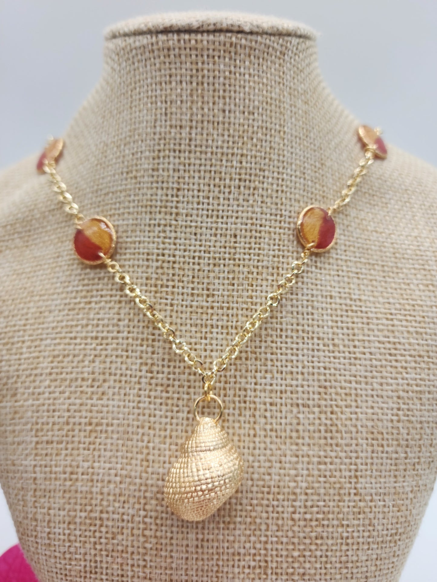 ☀️🐚Collar Amanecer Dorado🐚☀️