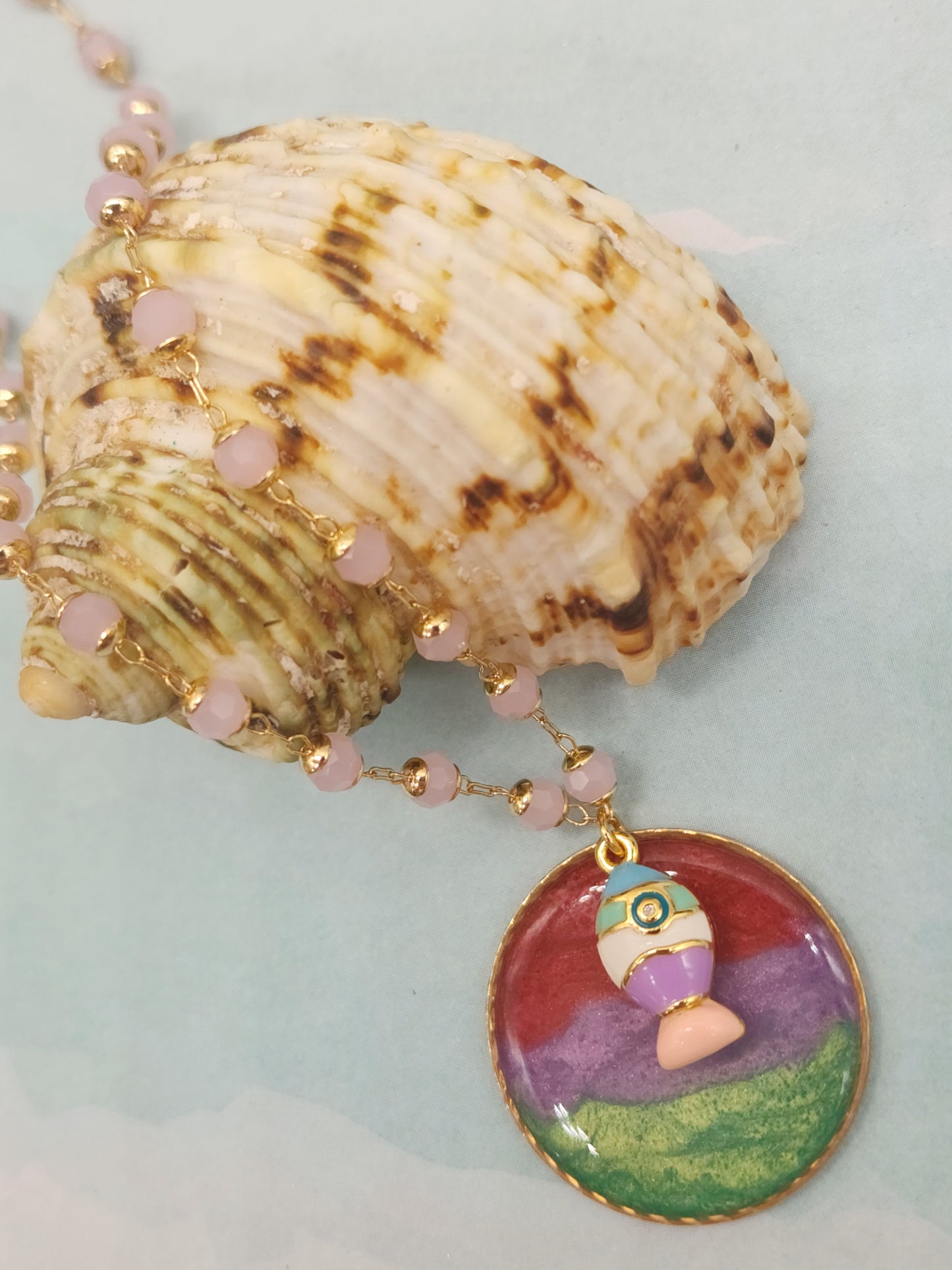 Medallón Pez Rosa