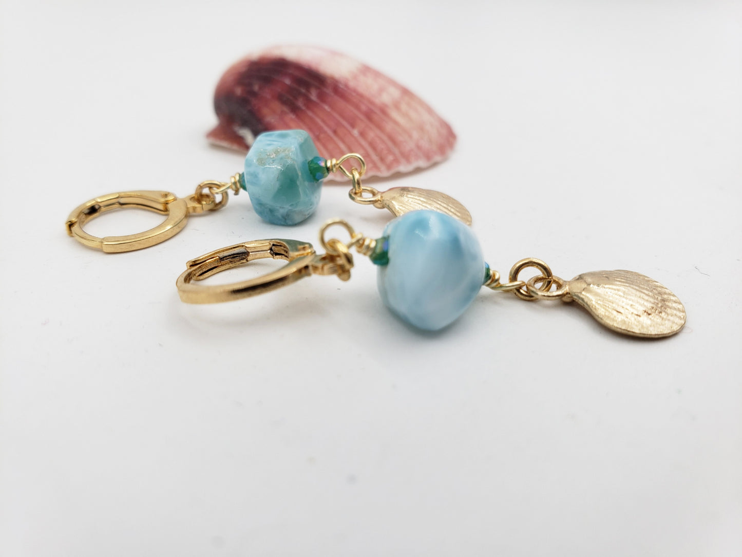 Aretes conchita y larimar