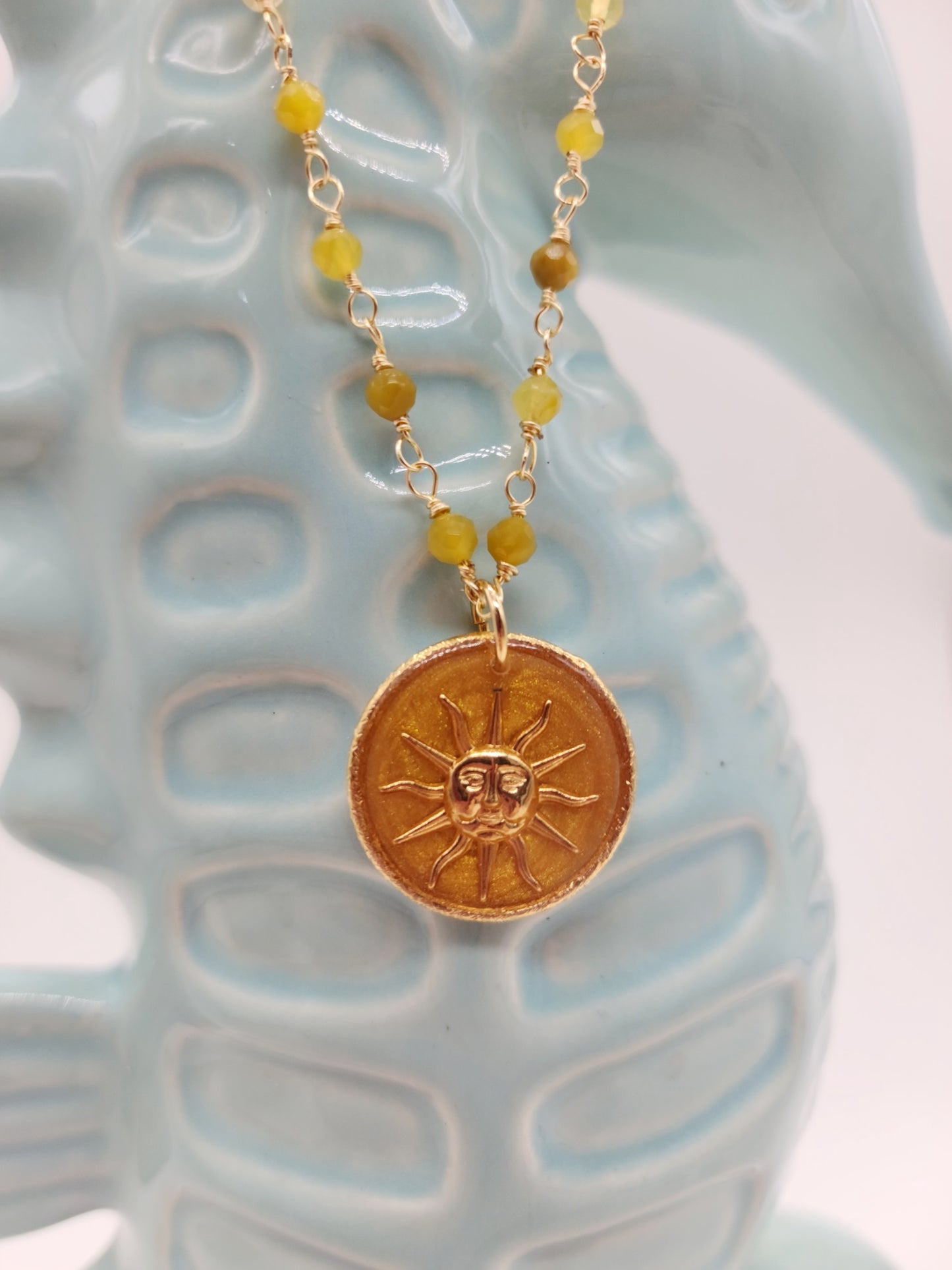 ☀️Medallón Sol Dorado ☀️